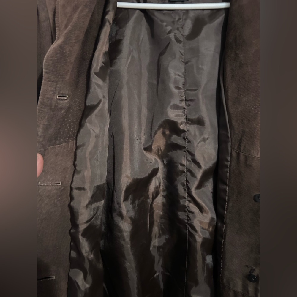 ISZ Leather women’s brown 100% leather blazer jacket NO FLAWS Small - Picture 5 of 7